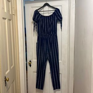 Striped Jumpsuit